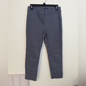 Kaari Blue Navy and White Heart Pants *EXCELLENT CONDITION*